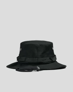 S-Double Mid-Block Boonie Hat Black Hot