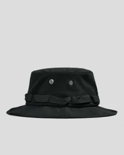 S-Double Mid-Block Boonie Hat Black Hot