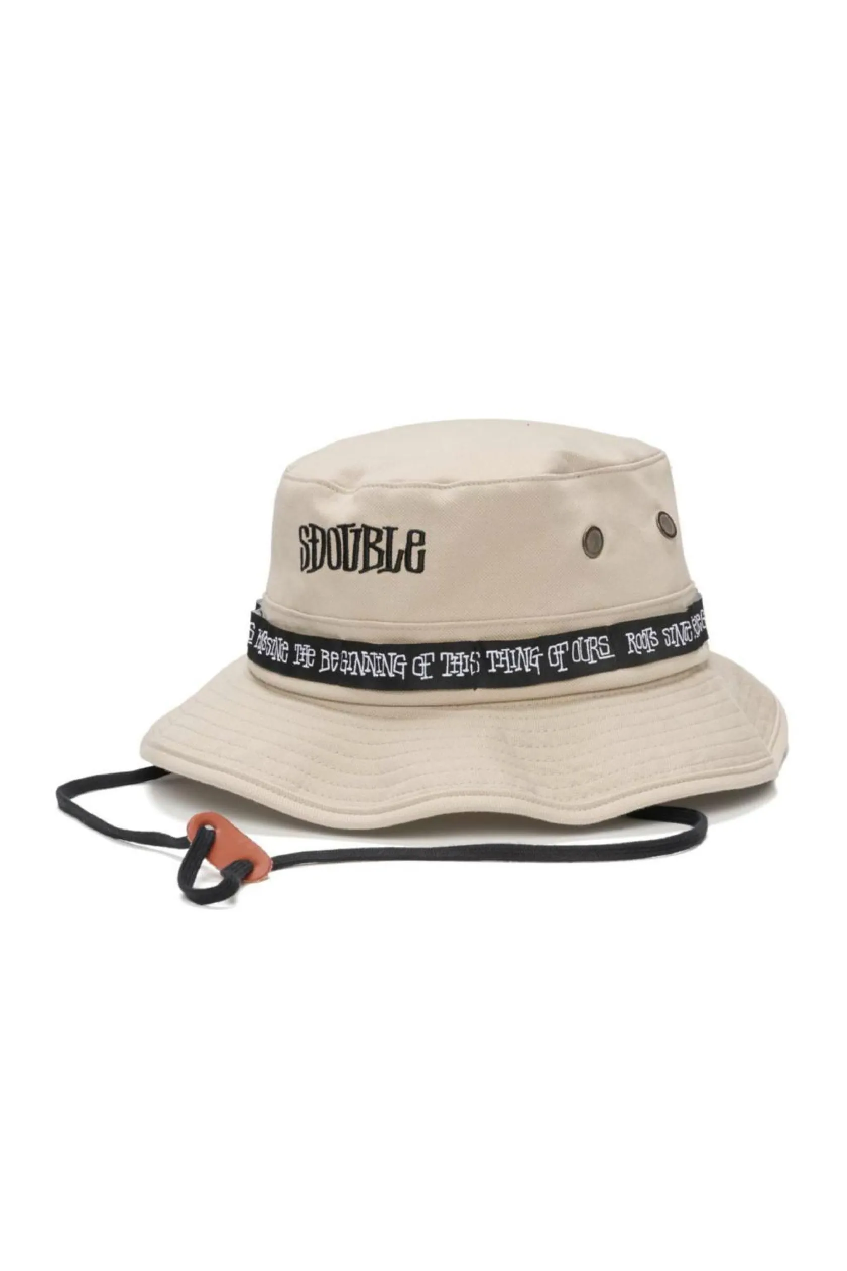 S-Double Mid-Block Boonie Hat Washed Khaki Outlet