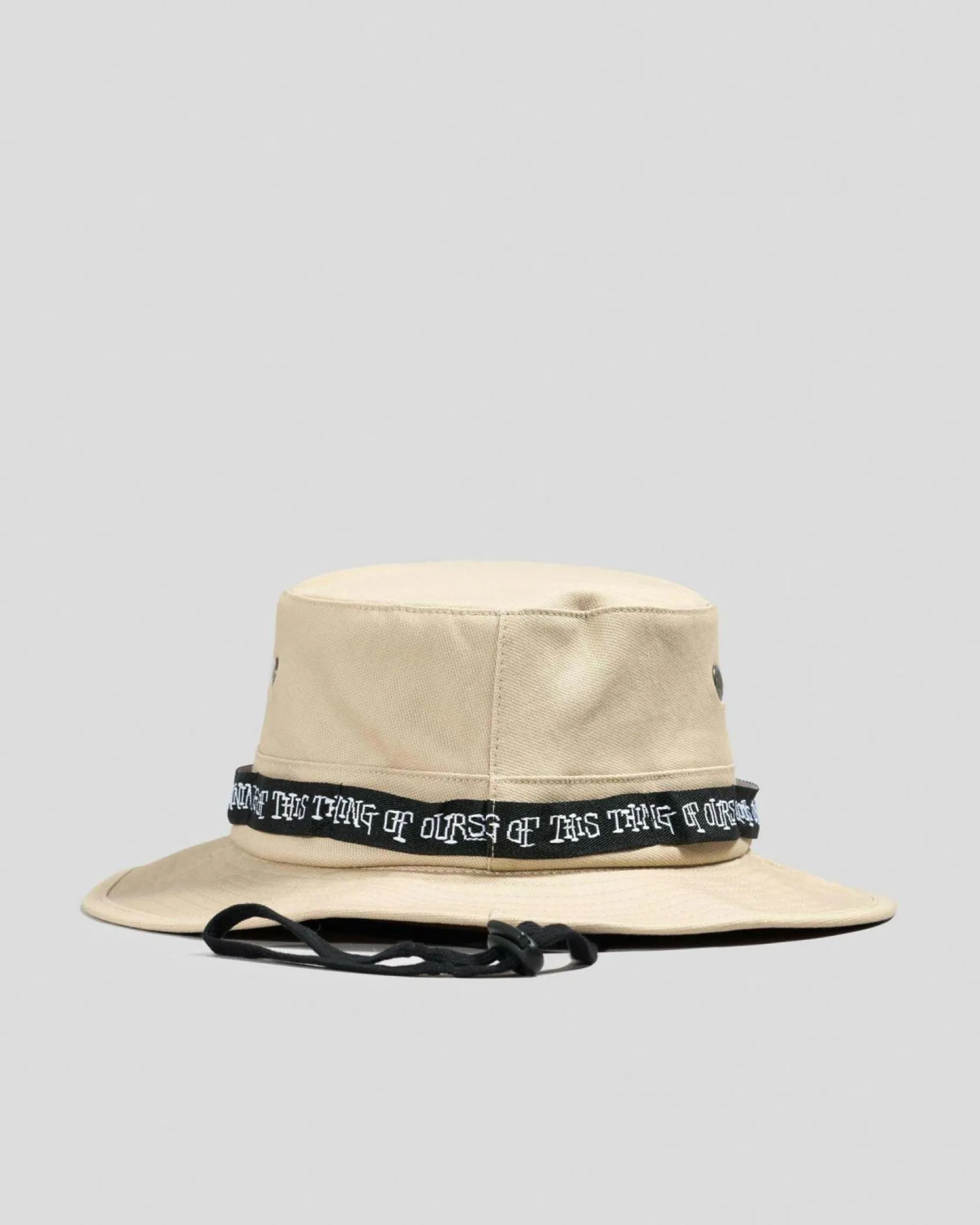 S-Double Mid-Block Boonie Hat Washed Khaki Outlet