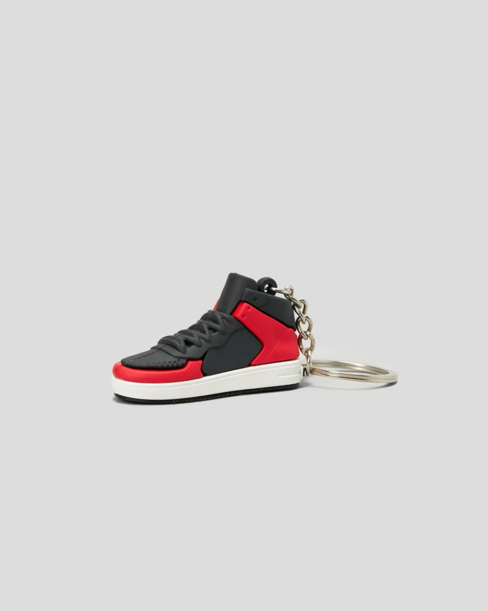 Lucid Mini Shoes Keyring Black/red