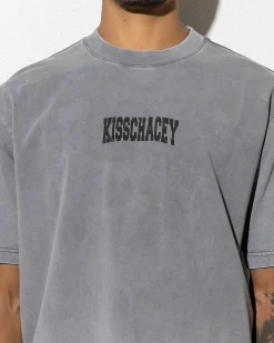 Kiss Chacey Missing Oversized T-Shirt Mineral Charcoal Sale