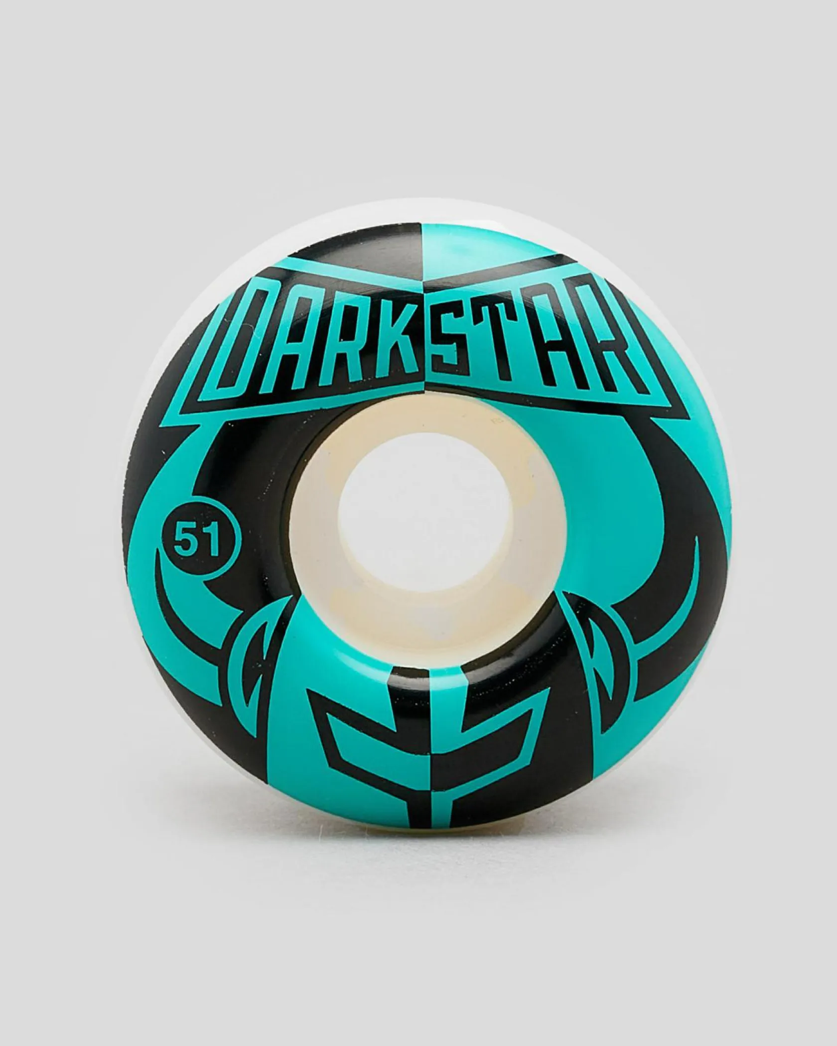 Darkstar 51mm Divide Skateboard Wheels Black/aqua