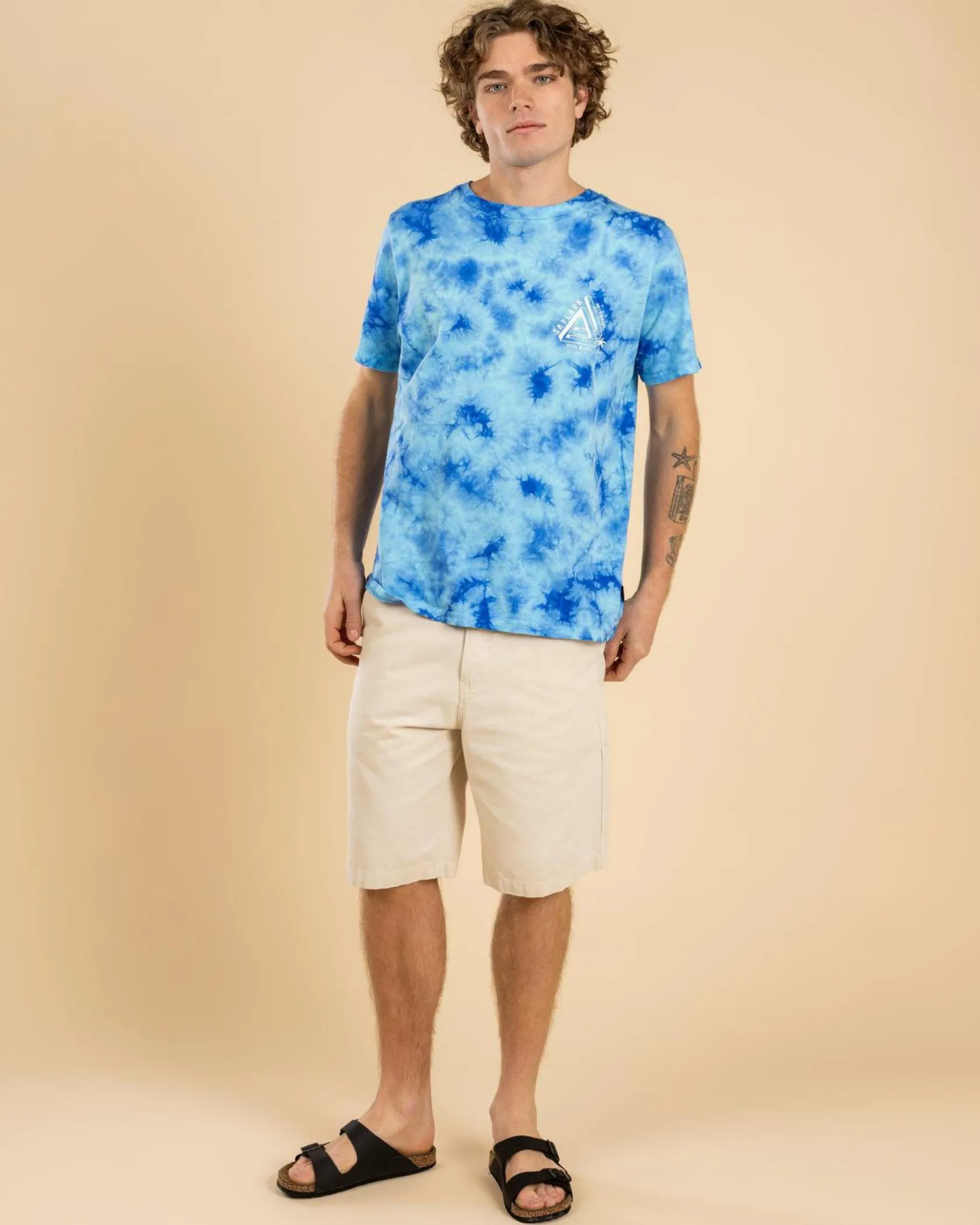Skylark Mobius T-Shirt Blue Mottle Outlet