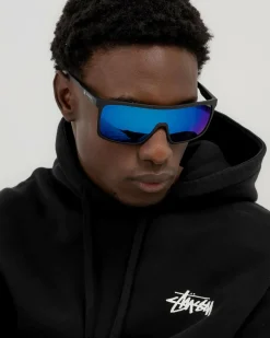 Dragon Alliance Momentum Polarised Sunglasses Matte Black / Blue Ion Polar Sale