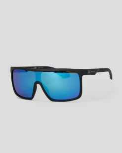 Dragon Alliance Momentum Polarised Sunglasses Matte Black / Blue Ion Polar Sale