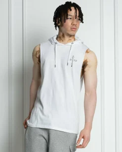 Lucid Monarch Hooded Muscle Tank White