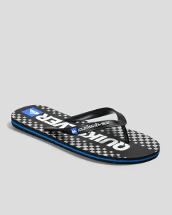 Quiksilver Moncata Blaze Thongs Black Clearance