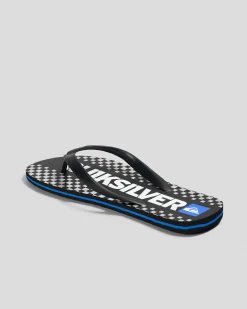 Quiksilver Moncata Blaze Thongs Black Clearance