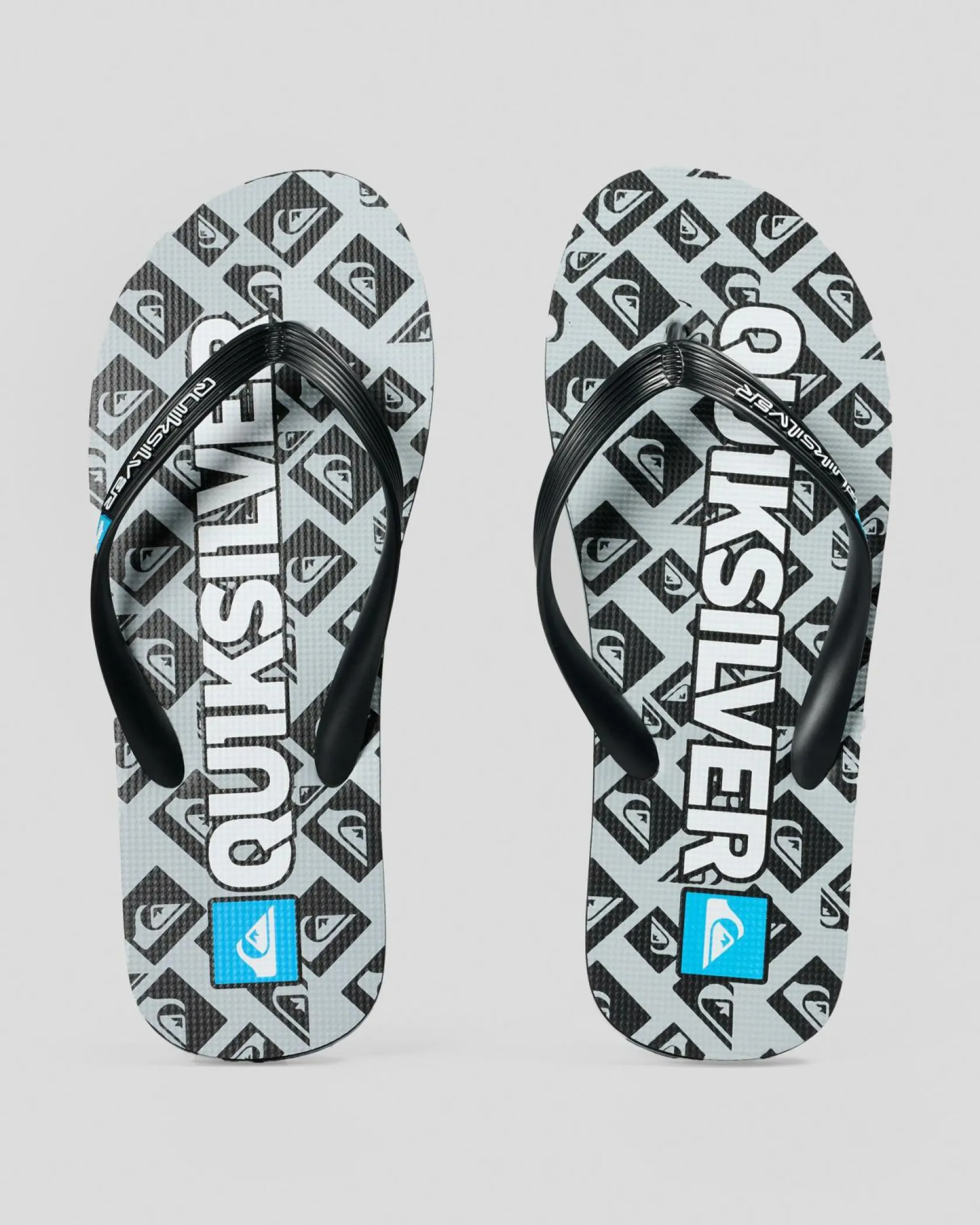 Quiksilver Moncata Cop Out Thongs Black Clearance