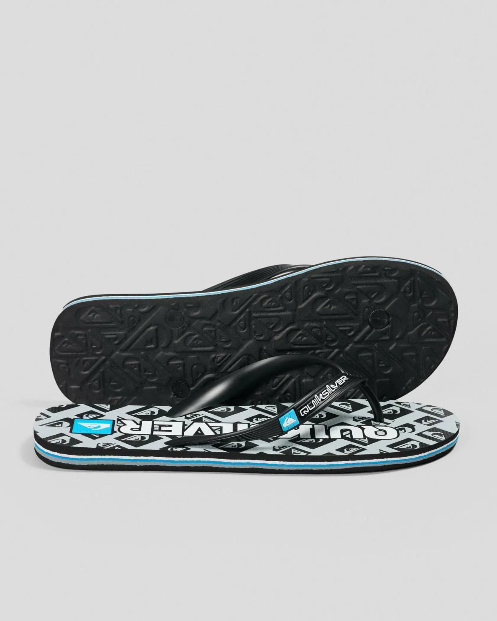Quiksilver Moncata Cop Out Thongs Black Clearance