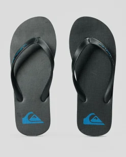 Quiksilver Moncata Core thongs Black/blue Clearance