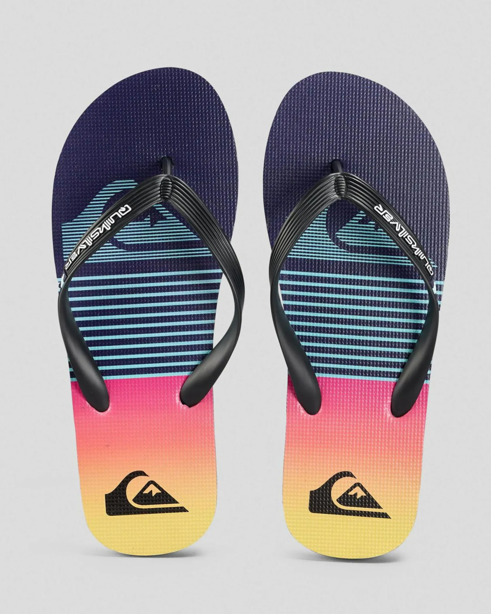 Quiksilver Moncata Slab Thongs Black/navy/multi Best