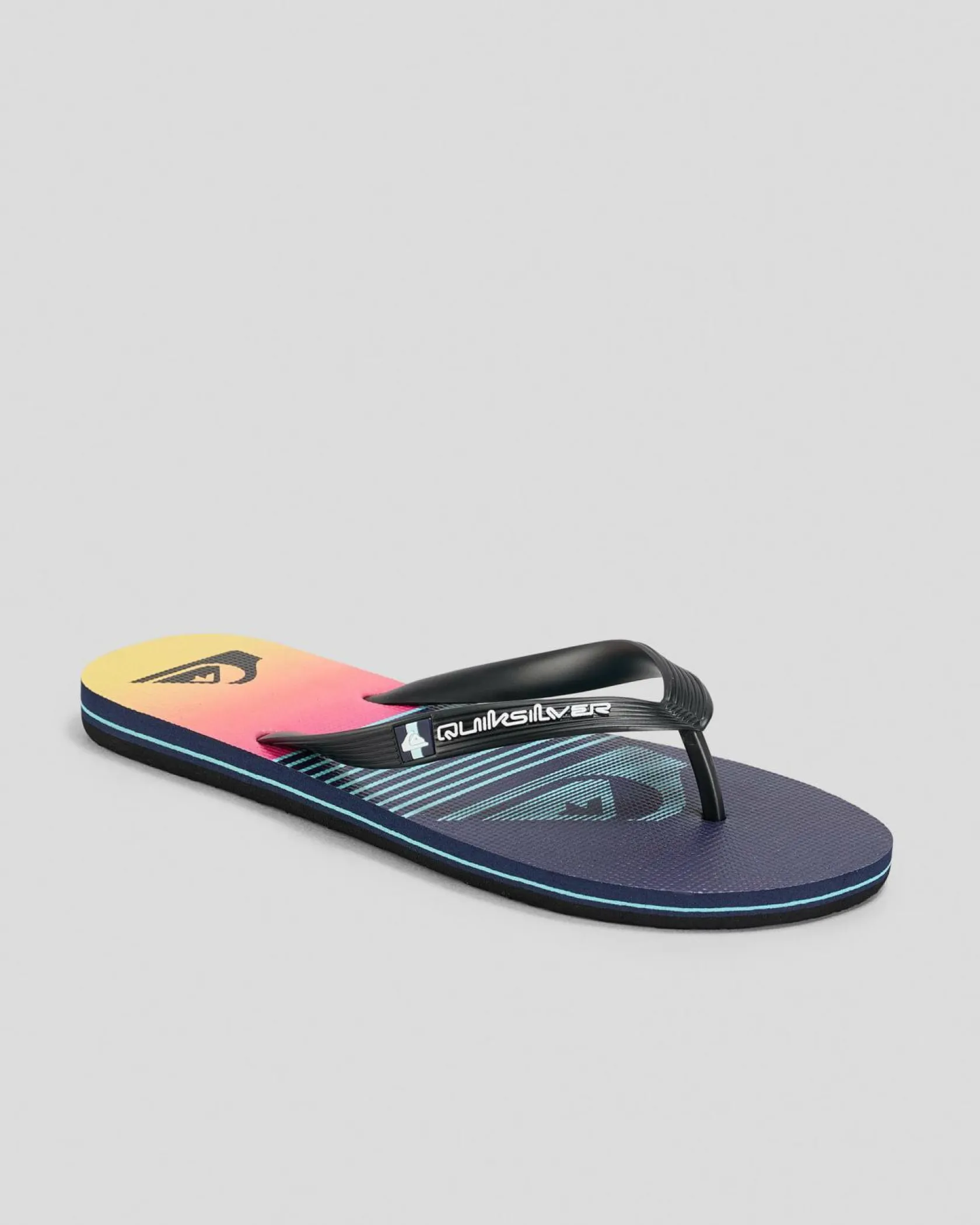Quiksilver Moncata Slab Thongs Black/navy/multi Best