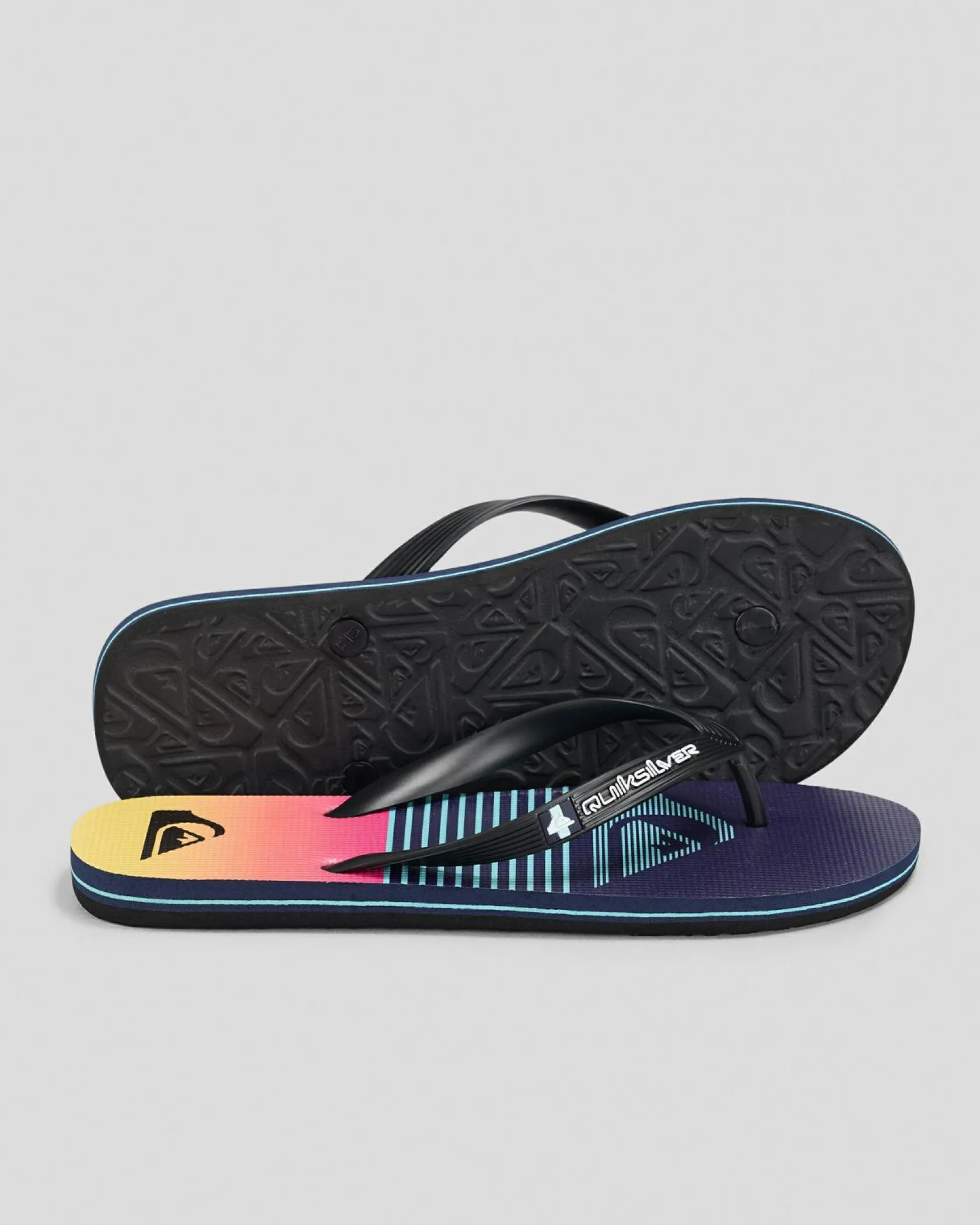 Quiksilver Moncata Slab Thongs Black/navy/multi Best