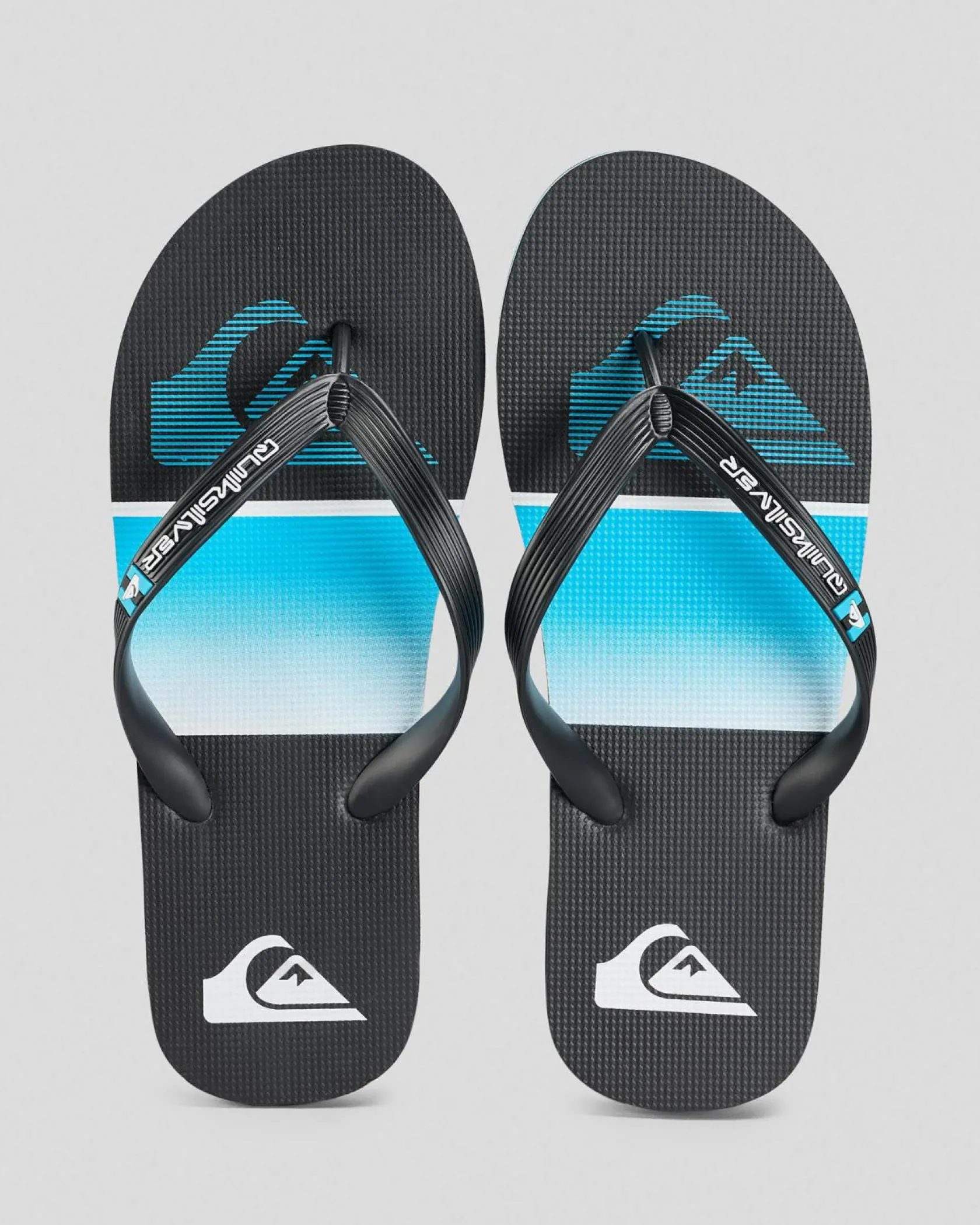 Quiksilver Moncata Slab Thongs Black/blue Discount