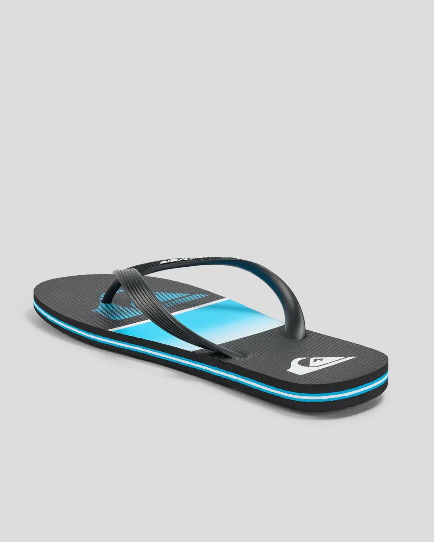 Quiksilver Moncata Slab Thongs Black/blue Discount