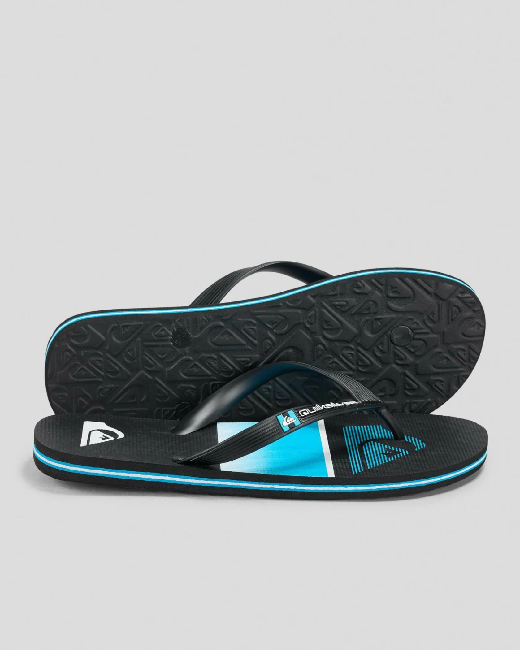 Quiksilver Moncata Slab Thongs Black/blue Discount
