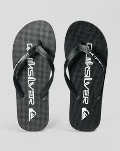 Quiksilver Moncata Two Tone Thongs Black Outlet