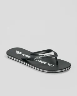 Quiksilver Moncata Two Tone Thongs Black Outlet