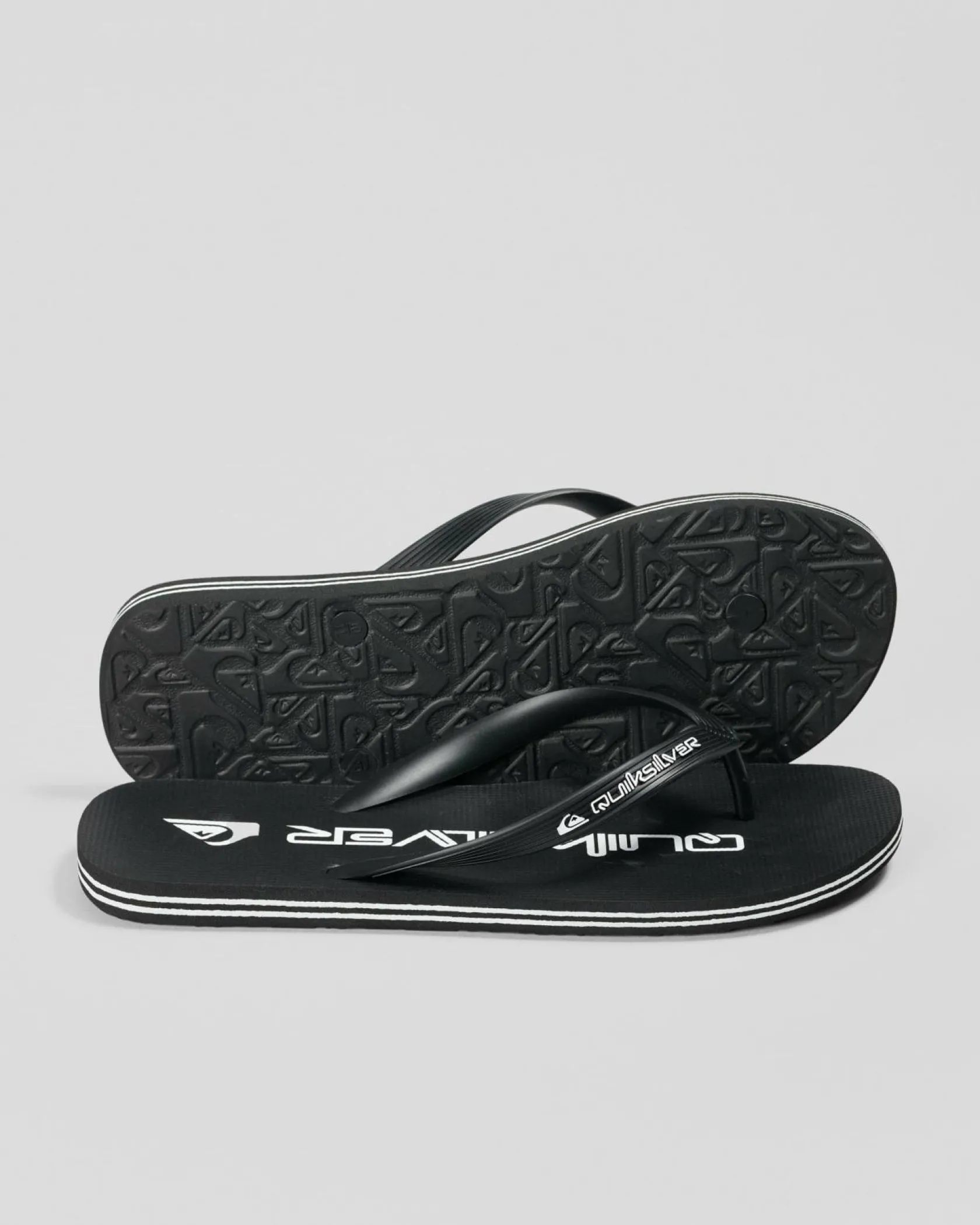 Quiksilver Moncata Two Tone Thongs Black Outlet