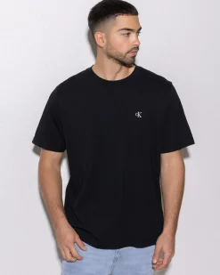 Calvin Klein Monogram Easy T-Shirt Black New
