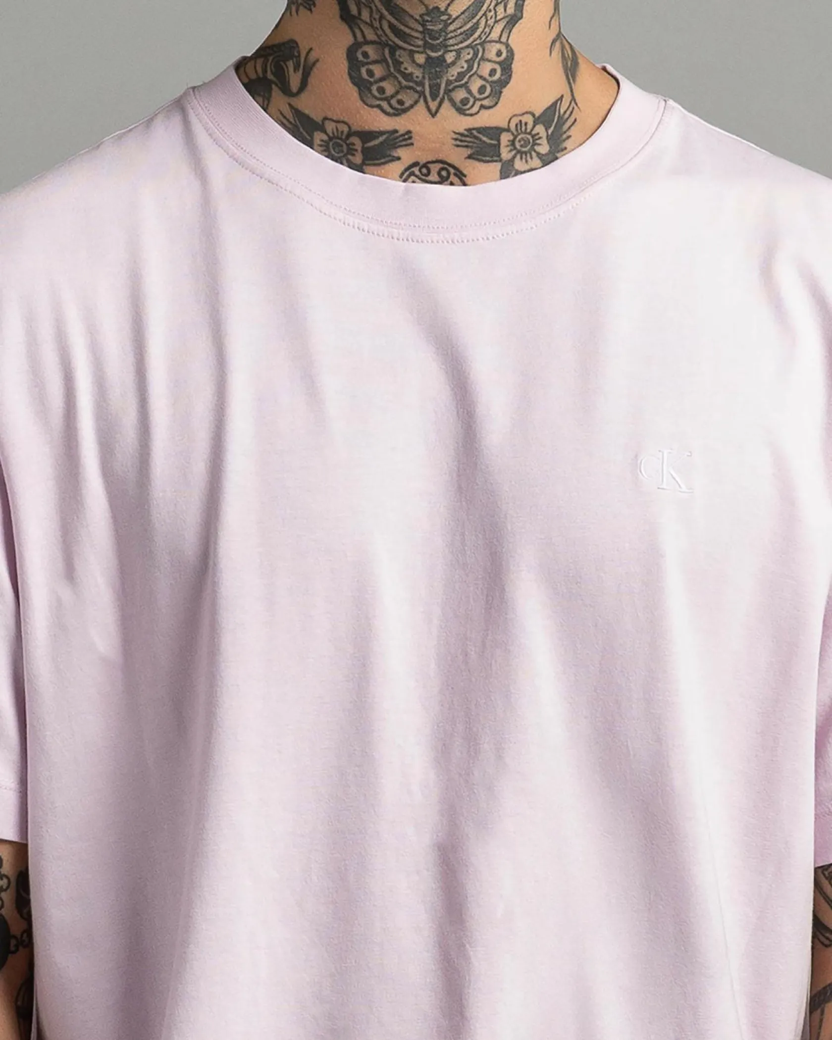 Calvin Klein Monogram Easy T-Shirt Spring Lilac Hot
