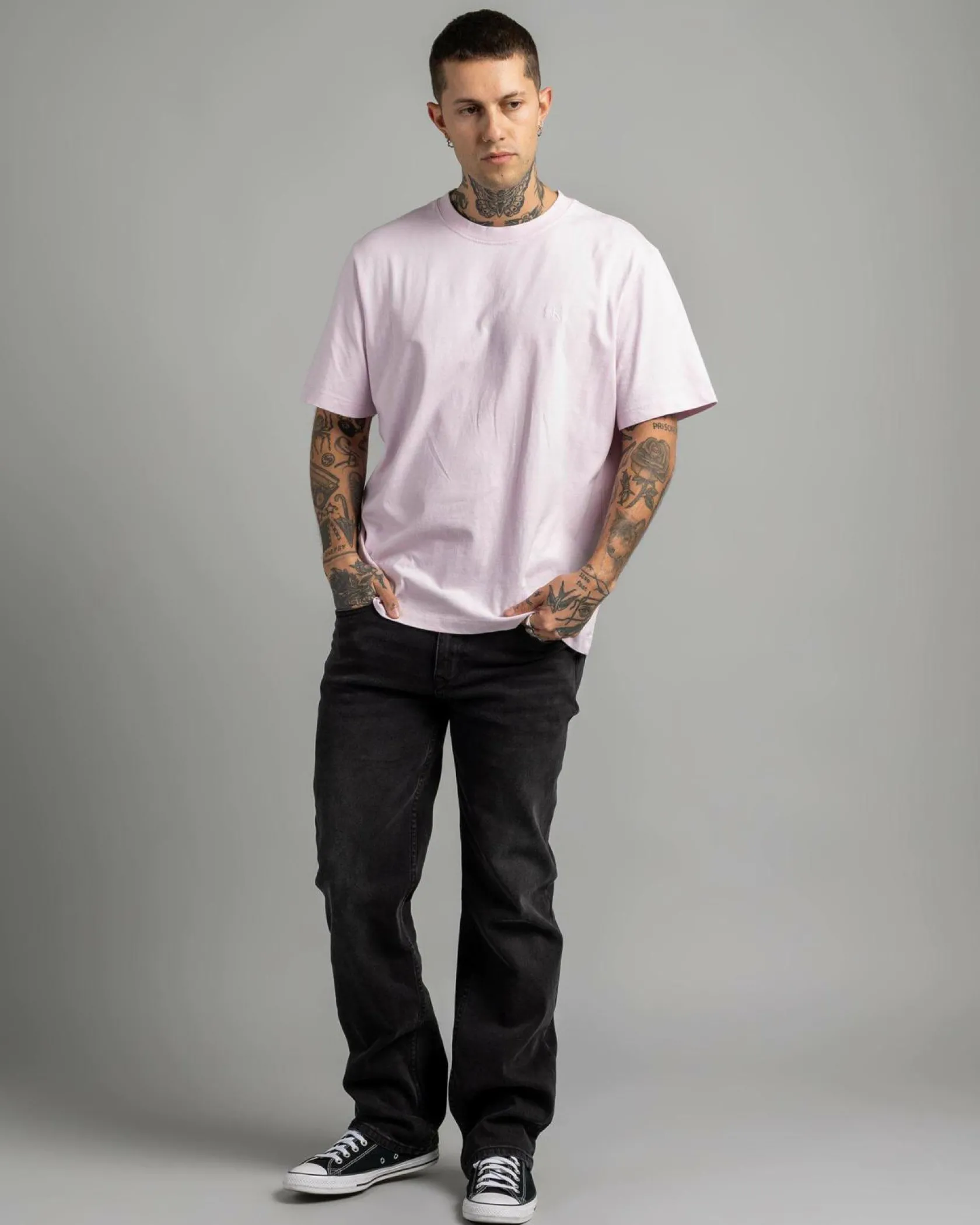 Calvin Klein Monogram Easy T-Shirt Spring Lilac Hot