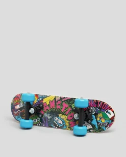 Sanction Monstered Mini Skateboard Timber Clearance
