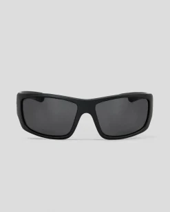 Carve Moray Polarised Sunglasses Matte Black / Grey Hot