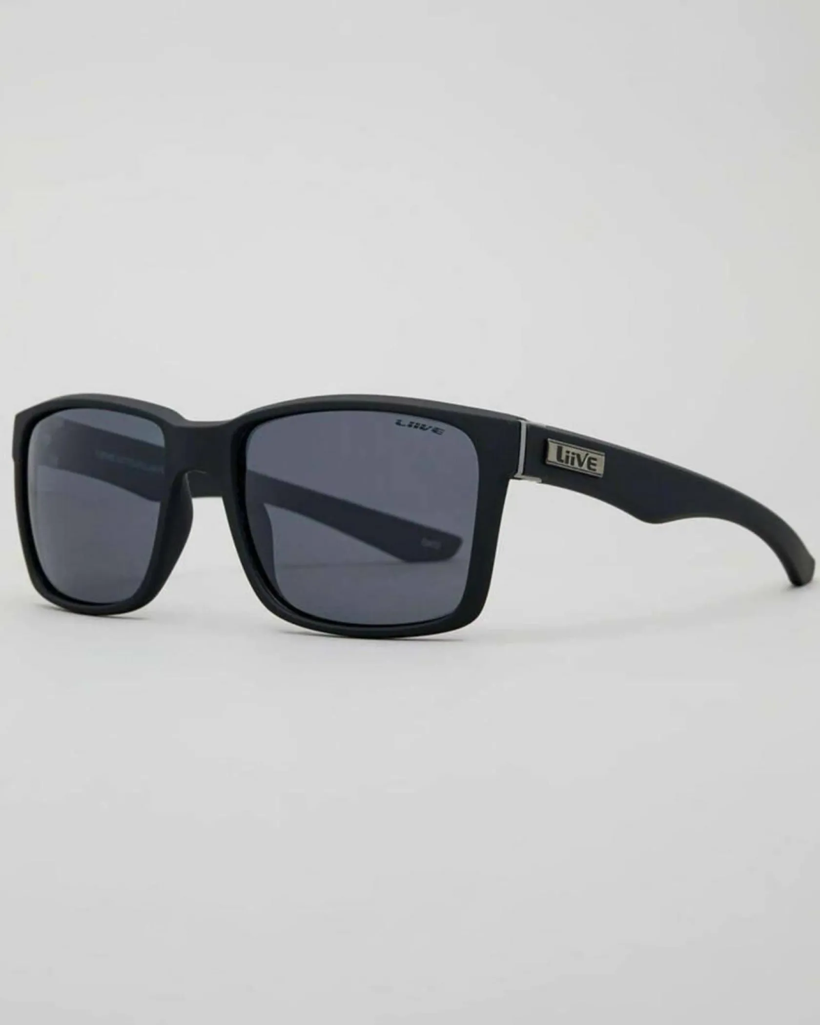 Liive Moto Polarised Sunglasses Matte Black Clearance