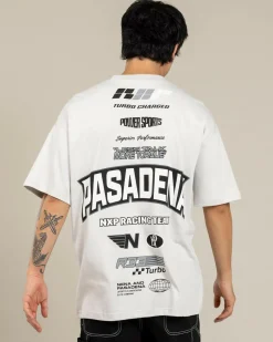 Nena & Pasadena Motor Raptor T-Shirt Glacier Grey