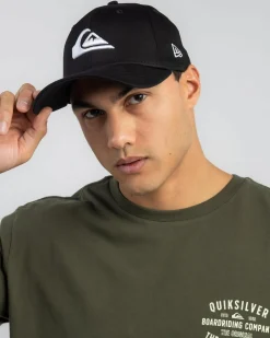 Quiksilver Mountain & Wave Cap Black/white Hot