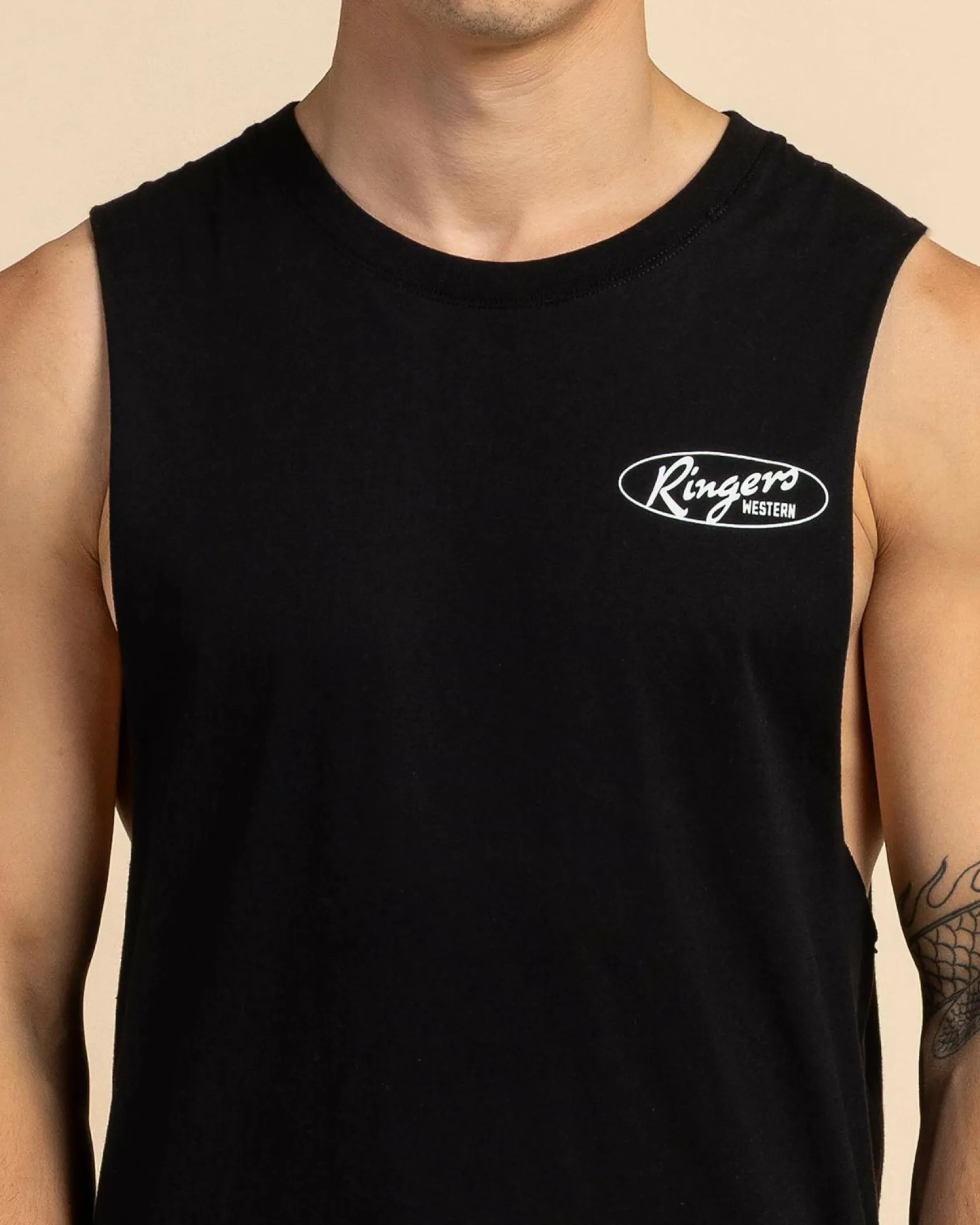 Ringers Western Mud Sweat Beers Muscle Tank Black Outlet