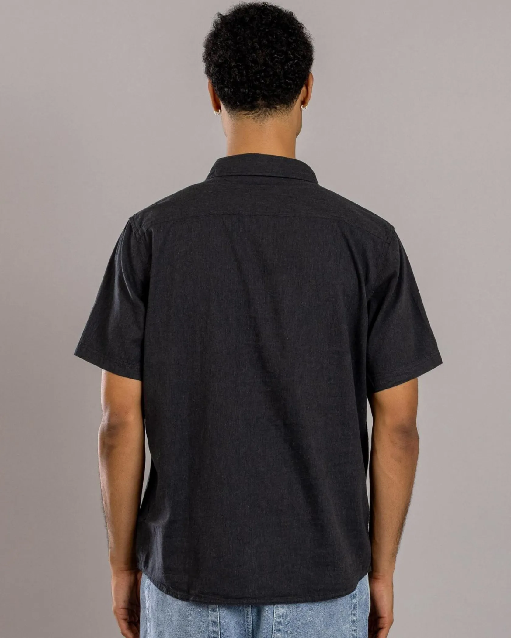 Quiksilver MW Premium Stretch Short Sleeve Shirt Black