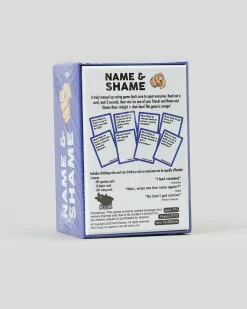Get It Now Name & Shame Card Game Multi Outlet
