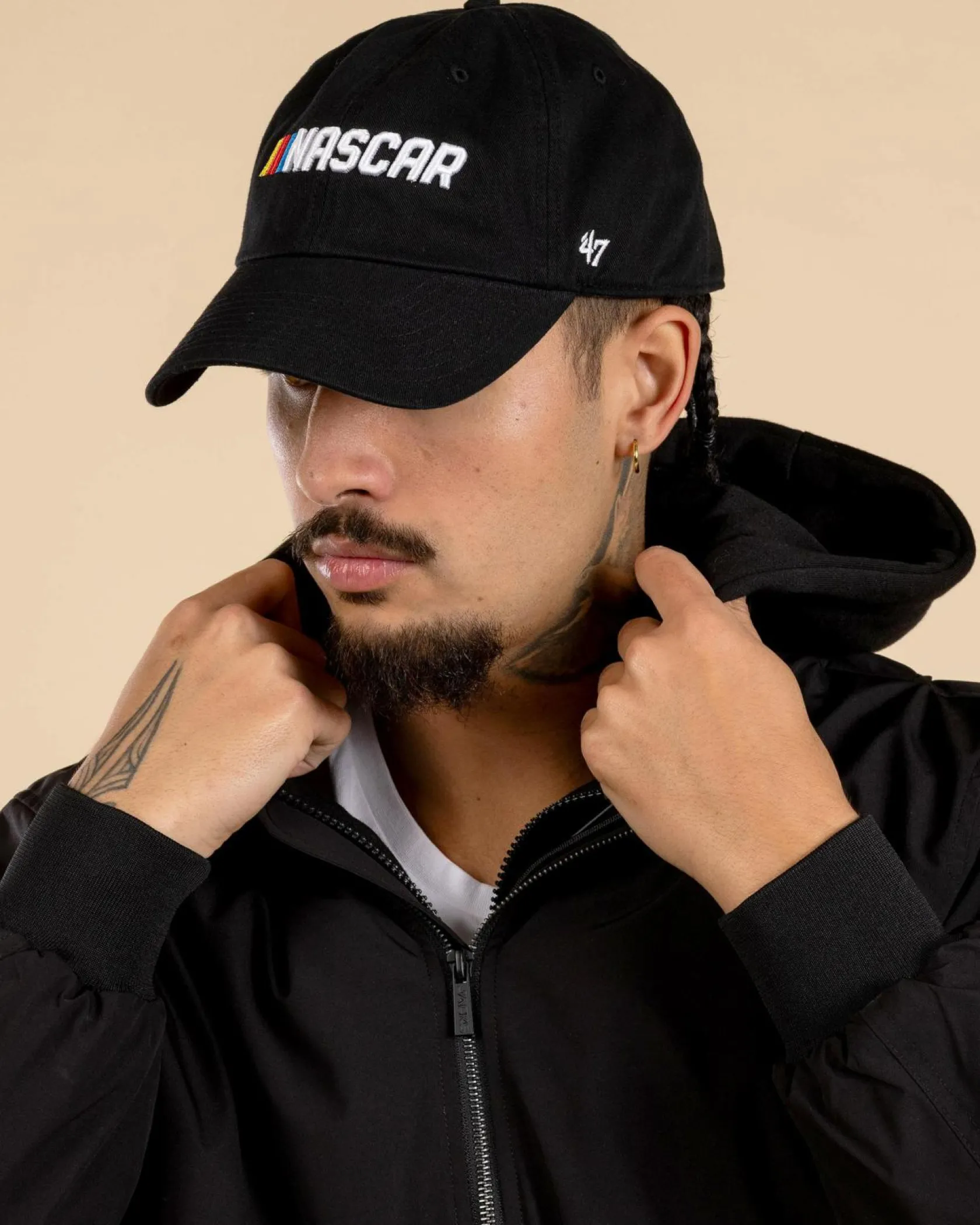 Forty Seven Nascar '47 Clean Up Cap Black New