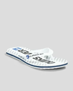 Quiksilver Natas Thongs White/white/black New