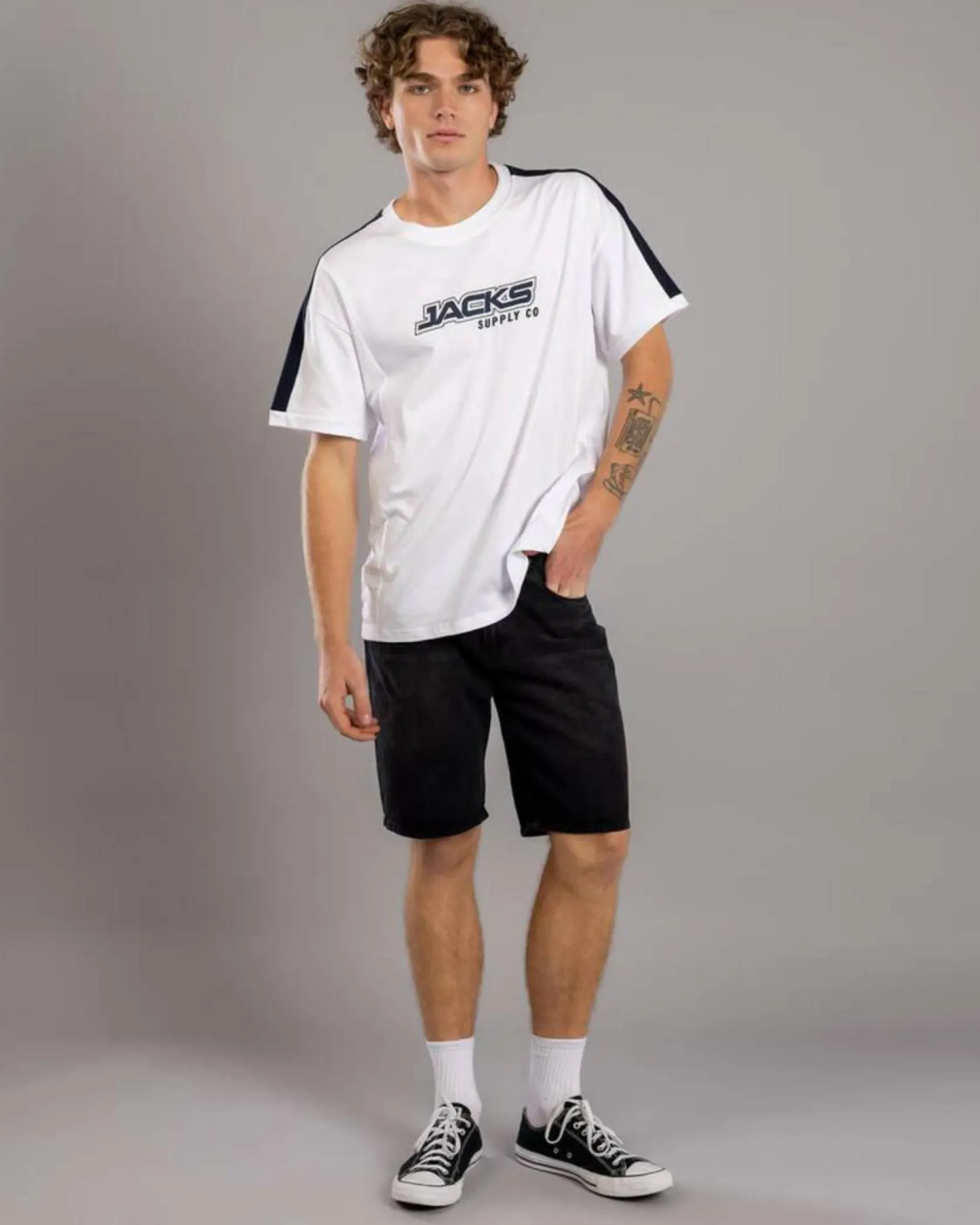 Jacks Nautical T-Shirt White/navy Best