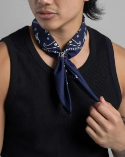 Get It Now Bandana Navy Clearance