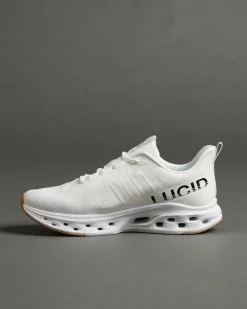 Lucid Newport Shoe White/black/gum Clearance