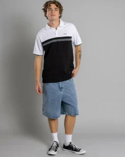 Jacks Nexus Polo Shirt White/black Online
