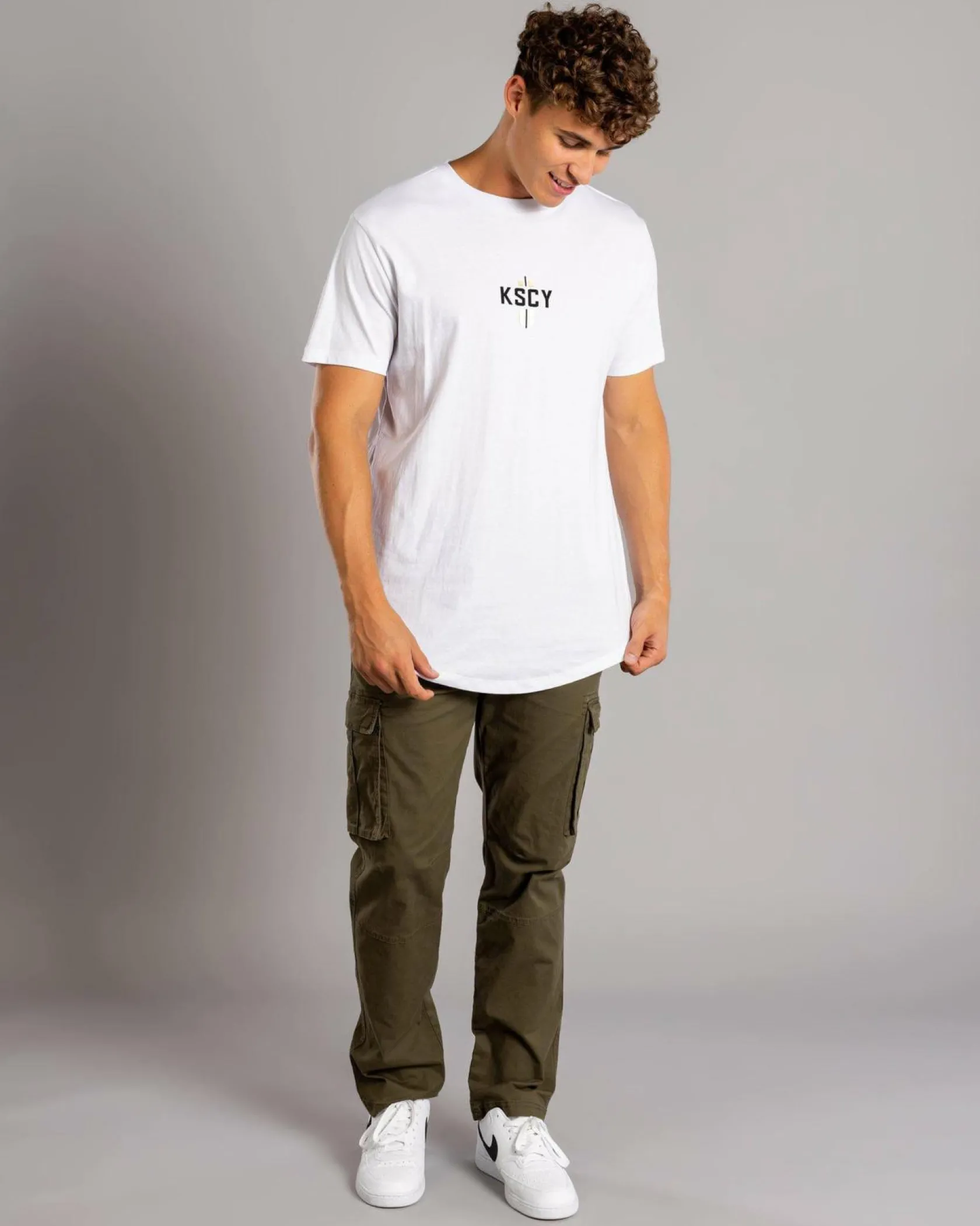 Kiss Chacey Nightbringer Dual Curved T-Shirt Optical White Clearance