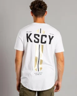 Kiss Chacey Nightbringer Dual Curved T-Shirt Optical White Clearance