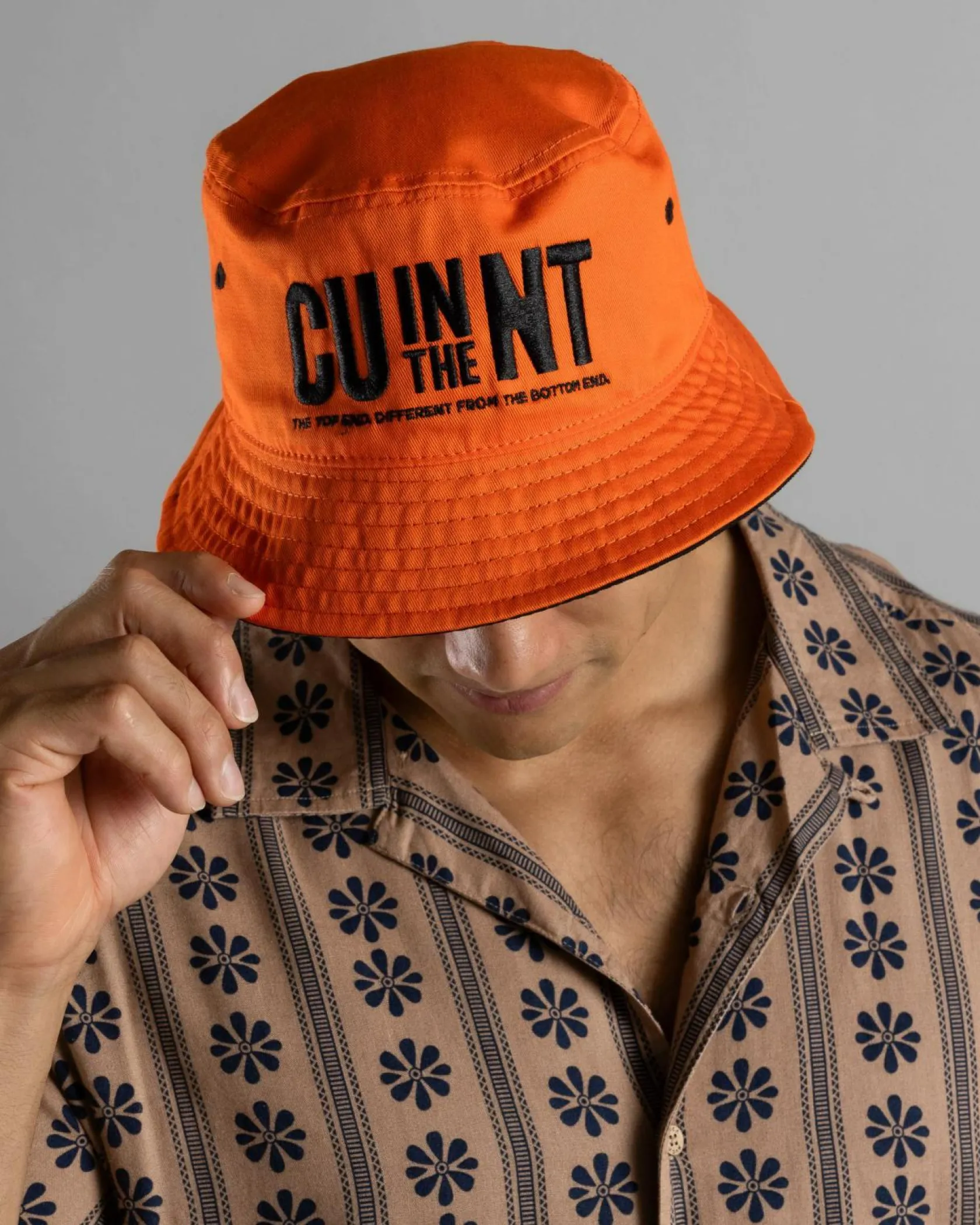 CU in the NT Nightcliff Bucket Hat Orange Discount