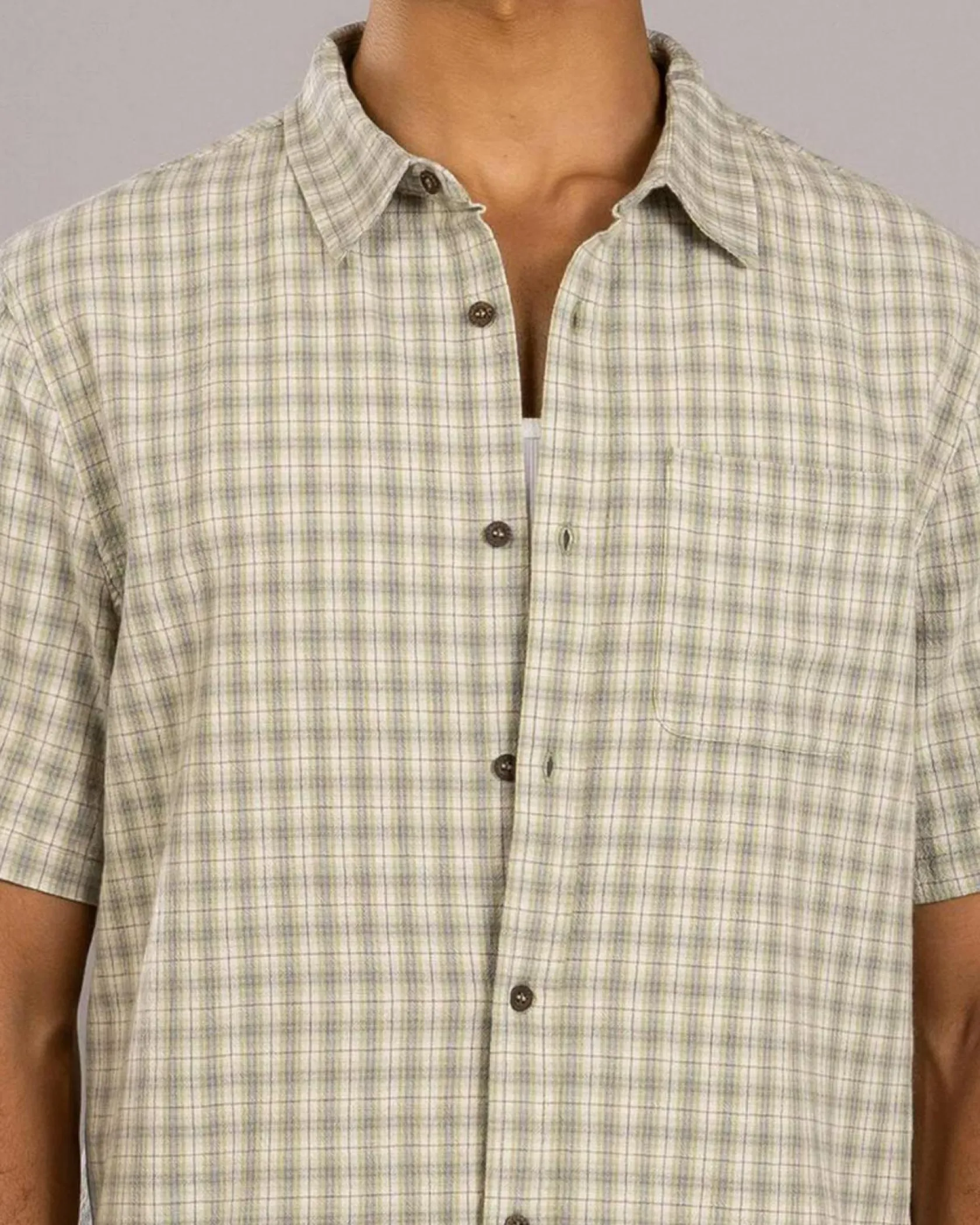 Jacks Noble Short Sleeve Shirt Lt Green Discount