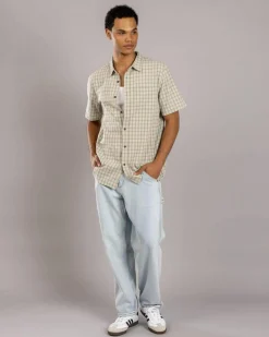 Jacks Noble Short Sleeve Shirt Lt Green Discount