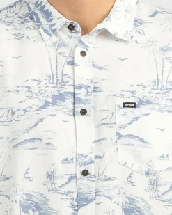 Rip Curl Nocturnal Short Sleeve Shirt Bone