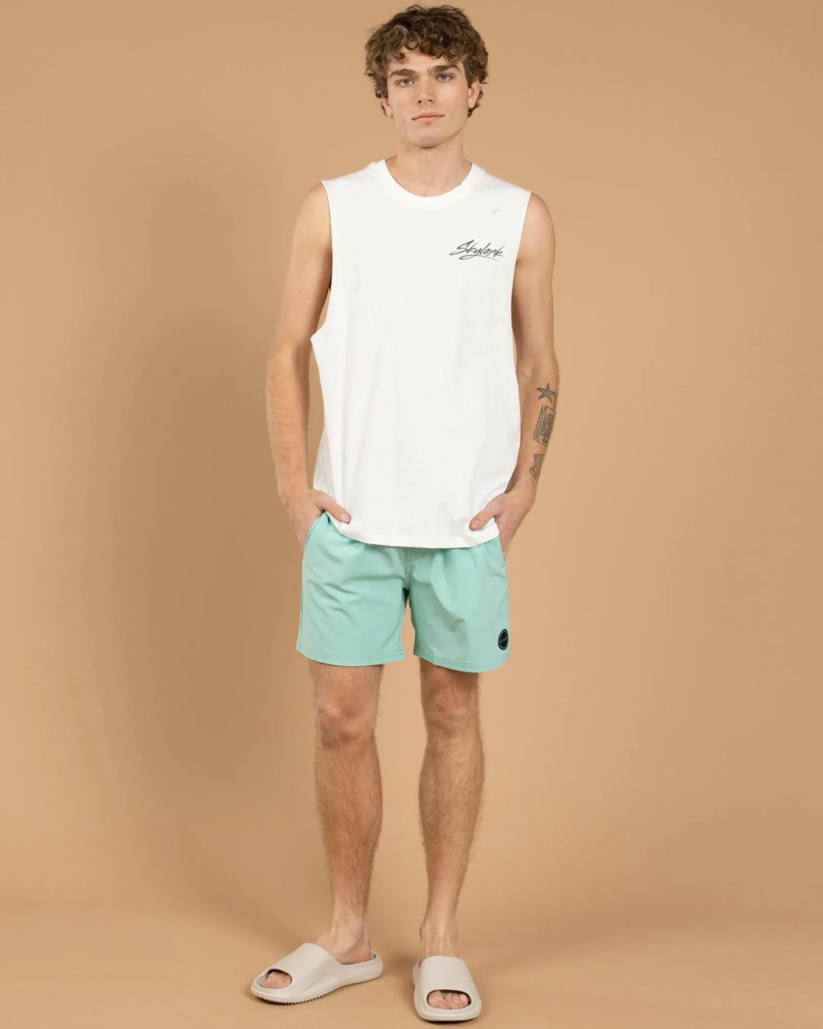 Skylark Nomadic Muscle Tank Off White Discount