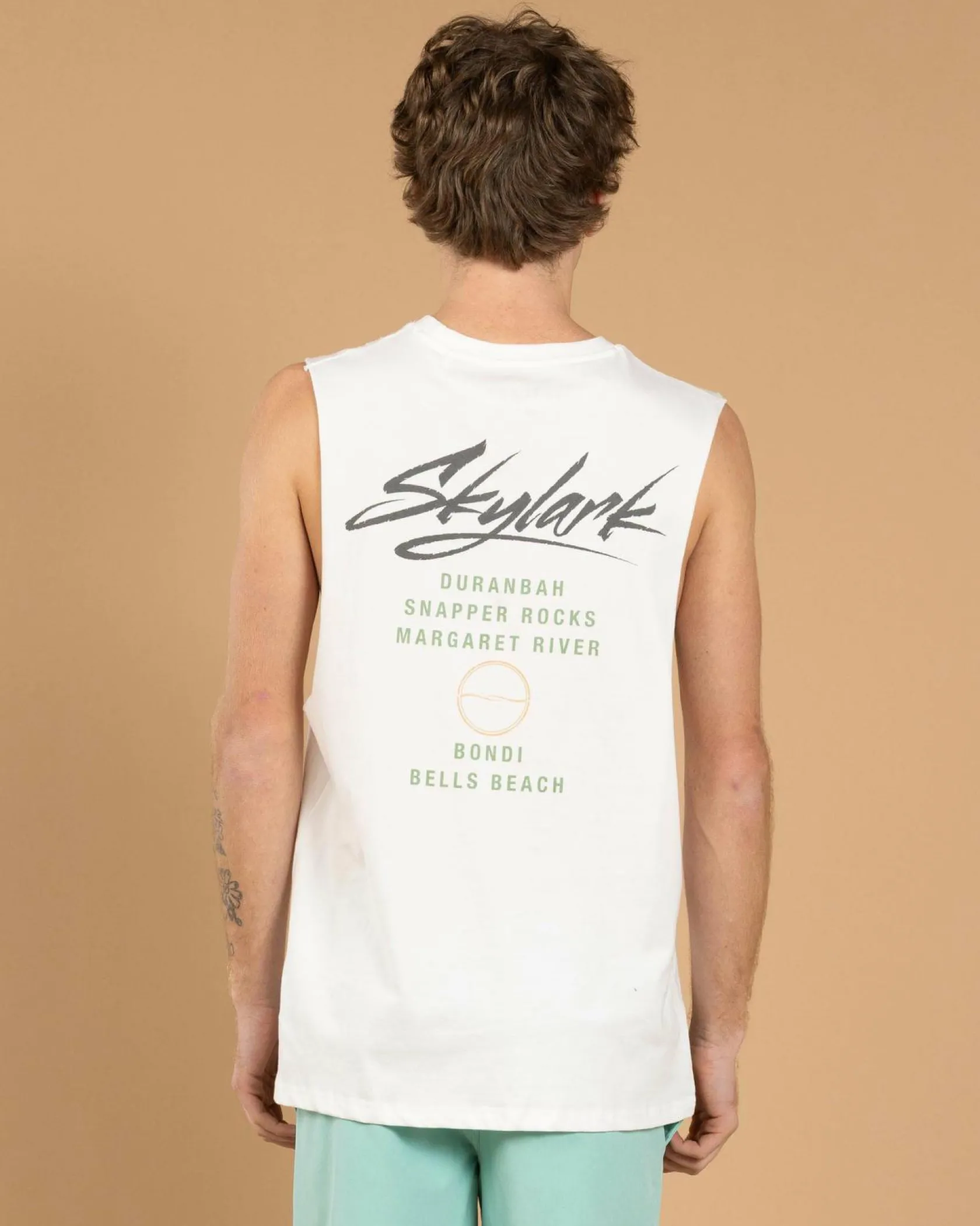 Skylark Nomadic Muscle Tank Off White Discount